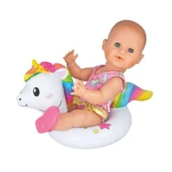 Puppen Einhorn Schwimmset - Größe 35-45 Cm -Trendiger Spielzeug-Discounter 201931 4001949000669 einhorn schwimmset heless 02
