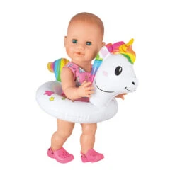 Puppen Einhorn Schwimmset - Größe 35-45 Cm -Trendiger Spielzeug-Discounter 201931 4001949000669 einhorn schwimmset heless 03