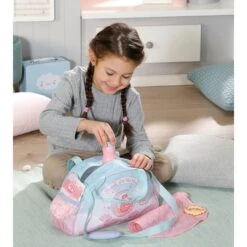 Zapf Creation Baby Annabell - Wickeltasche - Hellblau -Trendiger Spielzeug-Discounter 220884 4001167703151 zapf babyannabell wickeltasche 06