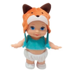 Minipuppe Mit Tiermütze - 1 Stück 7 Minipuppe Mit Tiermütze - 1 Stück -Trendiger Spielzeug-Discounter 221685 4016096388423 besttoy minipuppen mit tiermuetze 02