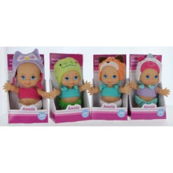 Minipuppe Mit Tiermütze - 1 Stück 9 Minipuppe Mit Tiermütze - 1 Stück -Trendiger Spielzeug-Discounter 221685 bild 4016096388423 amelie