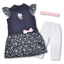 Besttoy - Puppenkleidung Für Josy - Einhorn 5 Besttoy - Puppenkleidung Für Josy - Einhorn -Trendiger Spielzeug-Discounter 223063 4016096396428 besttoy laufpuppe kleidung einhorn blau 02