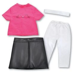 Besttoy - Puppenkleidung Für Josy - Lederrock