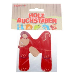 Besttoy - Holzbuchstabe - M - Rot