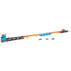 MATTEL Hot Wheels City - 2 In 1 Rennbahn-Transporter -Trendiger Spielzeug-Discounter 226357 887961925203 mattel hotwheels rennbahn transporter 06