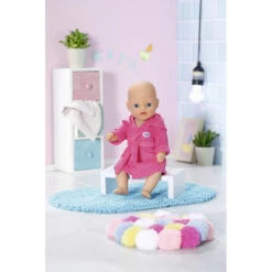 Zapf Creation BABY Born Little - Bademantel - 36 Cm -Trendiger Spielzeug-Discounter 227151 4001167830581 zapf bb bademantel 03