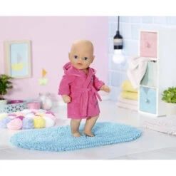 Zapf Creation BABY Born Little - Bademantel - 36 Cm -Trendiger Spielzeug-Discounter 227151 4001167830581 zapf bb bademantel 04