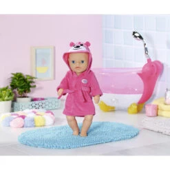 Zapf Creation BABY Born Little - Bademantel - 36 Cm -Trendiger Spielzeug-Discounter 227151 4001167830581 zapf bb bademantel 05