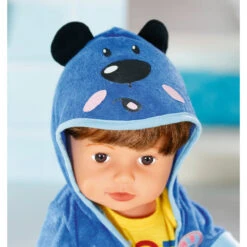 Zapf Creation BABY Born - Bath Deluxe Bademantel - 43 Cm 7 Zapf Creation BABY Born - Bath Deluxe Bademantel - 43 Cm -Trendiger Spielzeug-Discounter 227191 4001167830499 zapf babyborn bademantel blau 04