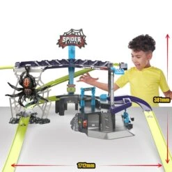 Zuru Metal Machines Rennbahn - Spider Strike 9 Zuru Metal Machines Rennbahn - Spider Strike -Trendiger Spielzeug-Discounter 230047 4894680018044 zuru rennbahn spider strike 05