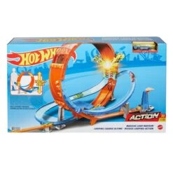 MATTEL Hot Wheels Rennbahn Riesen Looping-Crash