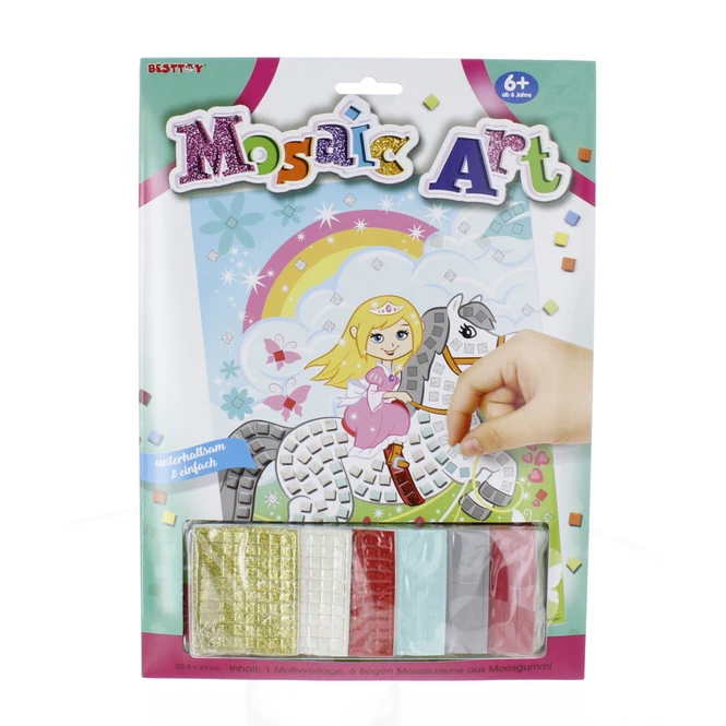 Besttoy - Glitzermosaik Bastelset - Prinzessin 1 Besttoy - Glitzermosaik Bastelset - Prinzessin
