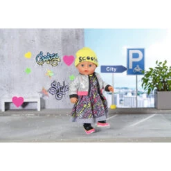 Zapf Creation BABY Born - City Deluxe Style - 43 Cm -Trendiger Spielzeug-Discounter 232752 4001167830208 baby born deluxe citystyle 06