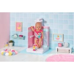 Zapf Creation BABY Born - Bath - Begehbare Dusche -Trendiger Spielzeug-Discounter 232788 4001167830604 baby born walk shower 04