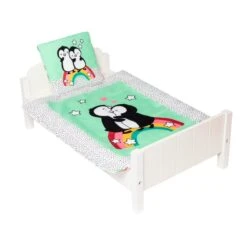 Puppenbettdecke Und Kissen - Pinguin -Trendiger Spielzeug-Discounter 234027 4001949010002 puppenbettdecke heless 07