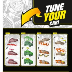 Majorette - Tune Up's Series 2 - 4er Pack - 1 Stück -Trendiger Spielzeug-Discounter 234582 3467452066195 die cast auto tune ups dickie 011