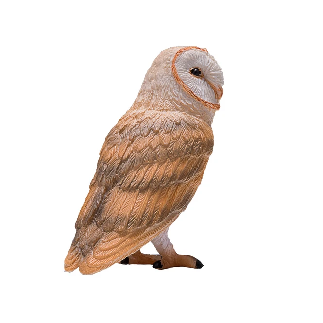 Besttoy - Schleiereule - Sitzend - Spielfigur 1 Besttoy - Schleiereule - Sitzend - Spielfigur