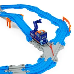 SPIN MASTER Mighty Express - Schienen Set Mit Push-and-Go Zug Mechaniker Milo -Trendiger Spielzeug-Discounter 242080 778988359761 spin master mighty express train track 04
