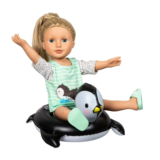 Puppen Schwimmset - Pinguin - Größe 35 - 45 Cm 1 Puppen Schwimmset - Pinguin - Größe 35 - 45 Cm