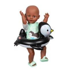 Puppen Schwimmset - Pinguin - Größe 35 - 45 Cm 6 Puppen Schwimmset - Pinguin - Größe 35 - 45 Cm -Trendiger Spielzeug-Discounter 242284 4001949100116 heless puppen schwimmset pinguin 03