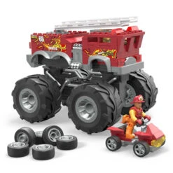 MATTEL MEGA Hot Wheels - 5 Alarm Monster Truck & Feuerwehrfahrzeug -Trendiger Spielzeug-Discounter 242505 194735064441 mattel truck feuerwehrfahrzeug 01