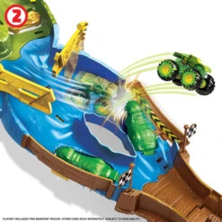 MATTEL Hot Wheels Monster Trucks - Wettkampf Rennstrecke -Trendiger Spielzeug-Discounter 242509 194735058082 mattel wettkampf rennstrecke 03
