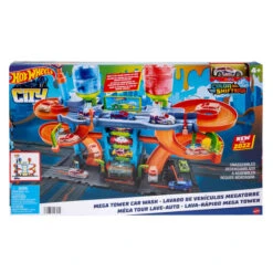 MATTEL Hot Wheels City - Farbwechsel Auto-Waschanlage -Trendiger Spielzeug-Discounter 242514 194735028955 hotwheels city mega turm autowaschanlage mattel 10
