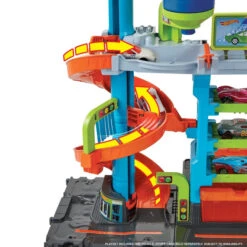 MATTEL Hot Wheels City - Farbwechsel Auto-Waschanlage -Trendiger Spielzeug-Discounter 242514 194735028955 mattel mega turm autowaschanlage 06