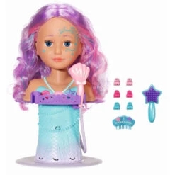 Zapf Creation BABY Born - Sister - Stylingkopf Meerjungfrau -Trendiger Spielzeug-Discounter 245392 4001167835364 zapf babyborn sister styling head 02