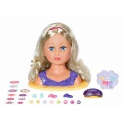 Zapf Creation BABY Born - Sister - Styling Head - Schminkkopf 10 Zapf Creation BABY Born - Sister - Styling Head - Schminkkopf -Trendiger Spielzeug-Discounter 245398 4001167835234 zapf babyborn sister styling head frisierkopf 01