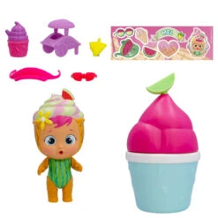 IMC TOYS Cry Babies - Frozen Frutti - Sammelpuppe - 1 Stück -Trendiger Spielzeug-Discounter 245579 8421134089051 imc crybabies frozen frutti 31