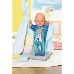 Zapf Creation BABY Born - Strampler Blau - 43 Cm -Trendiger Spielzeug-Discounter 245981 4001167833629 zapf babyborn strampler blau 43cm 04