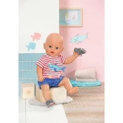 Zapf Creation BABY Born - Pyjama Und Clogs - 43 Cm -Trendiger Spielzeug-Discounter 245995 4001167834268 zapf babyborn pyjama und clogs set 43cm 05