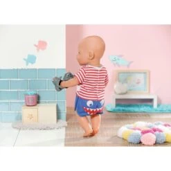 Zapf Creation BABY Born - Pyjama Und Clogs - 43 Cm -Trendiger Spielzeug-Discounter 245995 4001167834268 zapf babyborn pyjama und clogs set 43cm 06