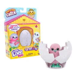Little Live Pets - Surprise Chick - Vogel Im Ei - Rosa -Trendiger Spielzeug-Discounter 247463 630996264515 moose toys little live pets surprise chick einzelpack rosa 01