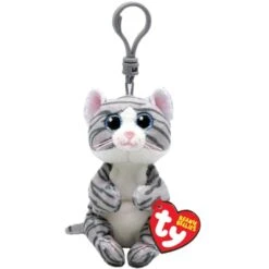 Ty Beanie Bellie Clips - Schlüsselanhänger Katze Mitzi - Ca. 9,5 Cm