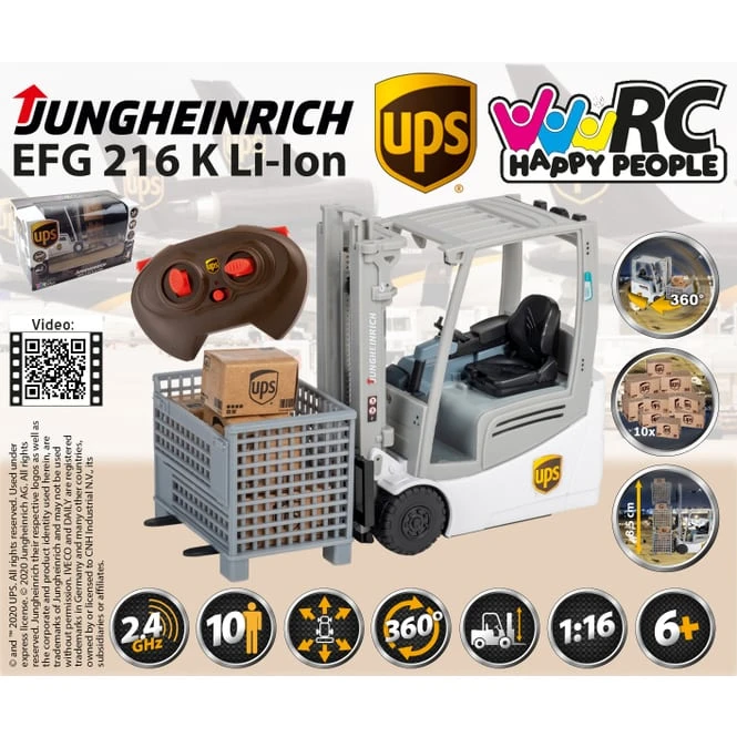 Happy People RC Gabelstapler - UPS 1 Happy People RC Gabelstapler - UPS