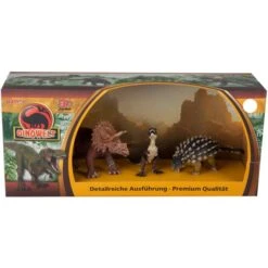 Dinowelt 3er Spielset - 24219 -Trendiger Spielzeug-Discounter 4016096242190 dinosaurier b 24219