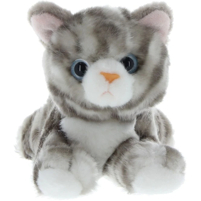 Besttoy - Plüsch-Katze - Grau - Liegend 2 Besttoy - Plüsch-Katze - Grau - Liegend – Bild 2