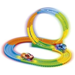 Rennbahn Zum Zusammenstecken - Glow In The Dark -Trendiger Spielzeug-Discounter 4016096366704 21185110