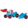 ROLLY TOYS Trettraktor Mit Anhänger Und Frontlader - RollyKiddy